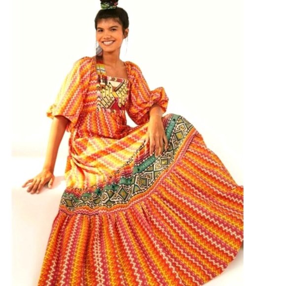 FARM Rio + Yawanawa Embroidered Banana Da Terra Maxi Dress - Picture 4 of 15